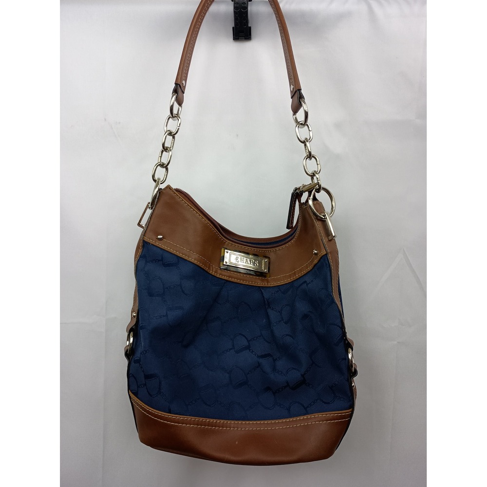 Chaps ralph lauren Shoulder Bag Blue Small Purse Shoulder Bag brown Faux Leather